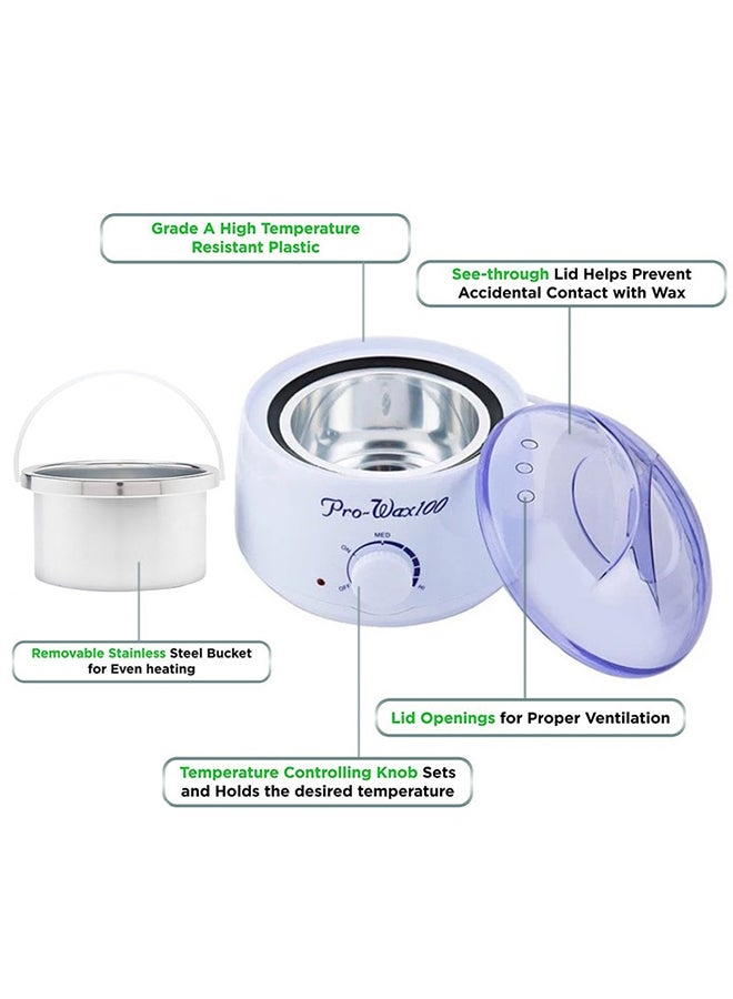 Pro-Wax100 Professional Electric Wax Heater Purple/White 20x20x15cm - Image 4