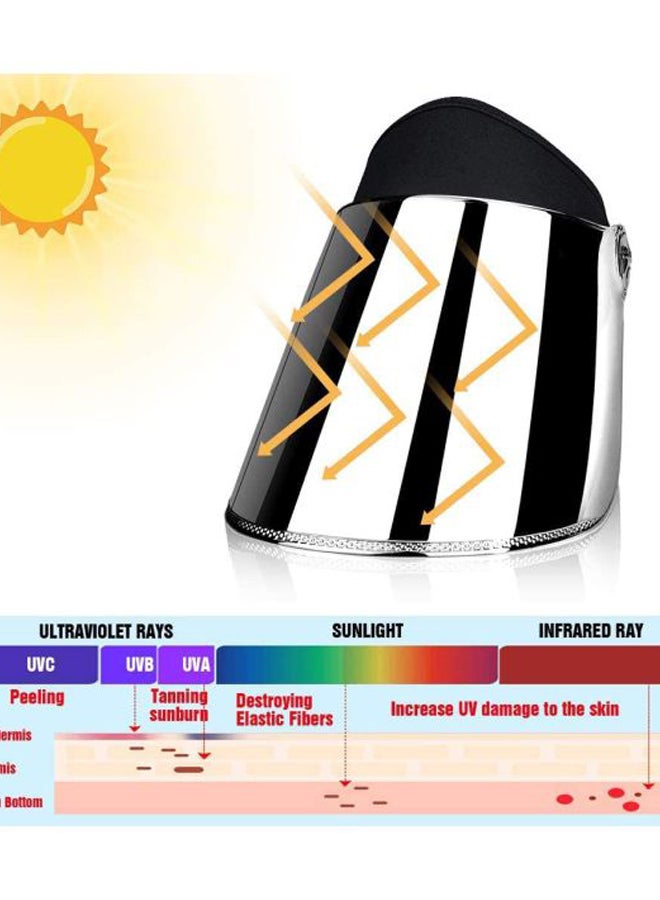 Rock Pow UV Protective Adjustable Visor Hat - Image 3