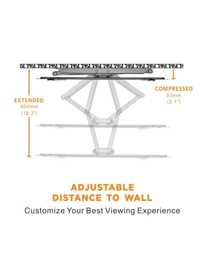 NEWSTAR Classic Full Motion TV Wall Mount Black - Image 3