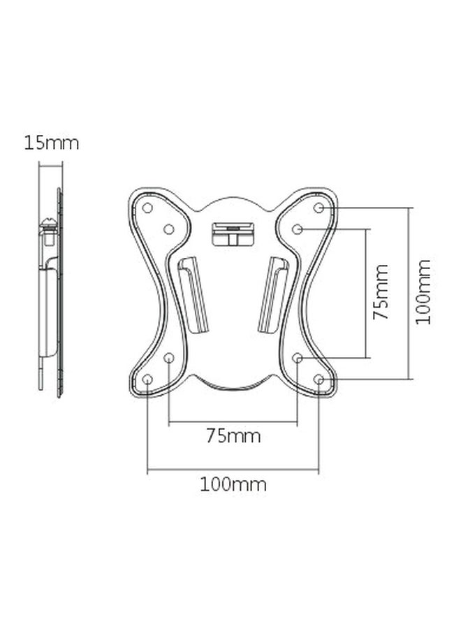 NEWSTAR TV Wall Mount Black - Image 2