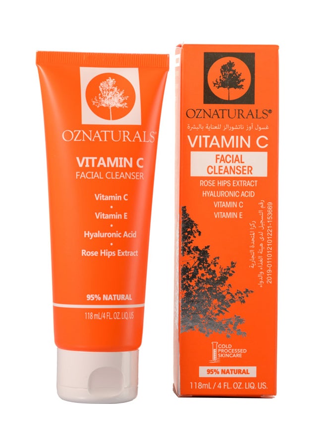 OZ Naturals - Vitamin C Cleanser 118ml - Image 1