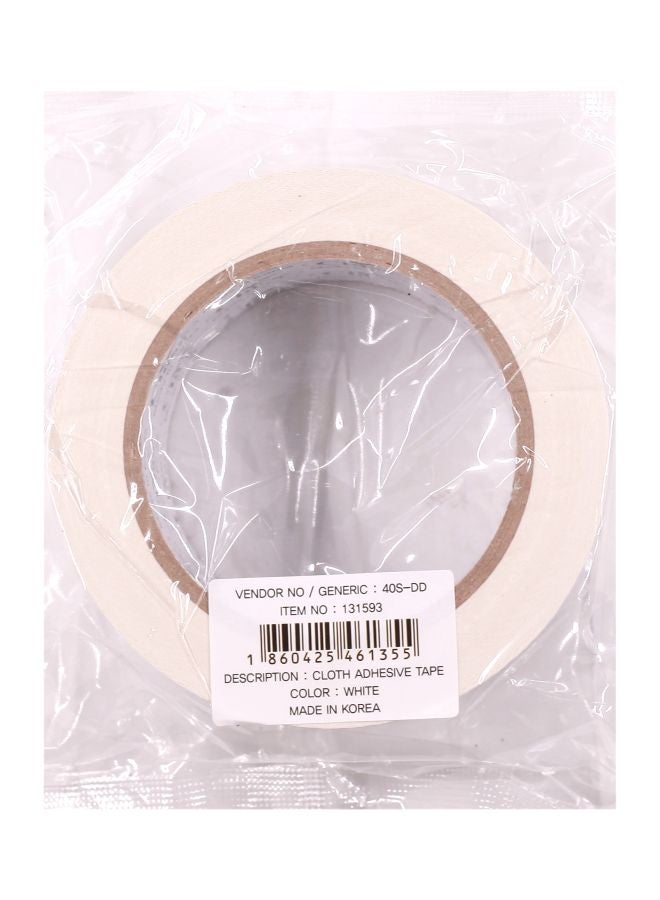 class Cloth Adhesive Tape White  - Image 2