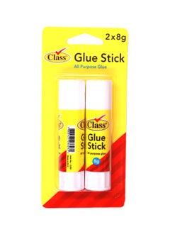 class Pack Of 2 All Purpose Glue Stick Clear 