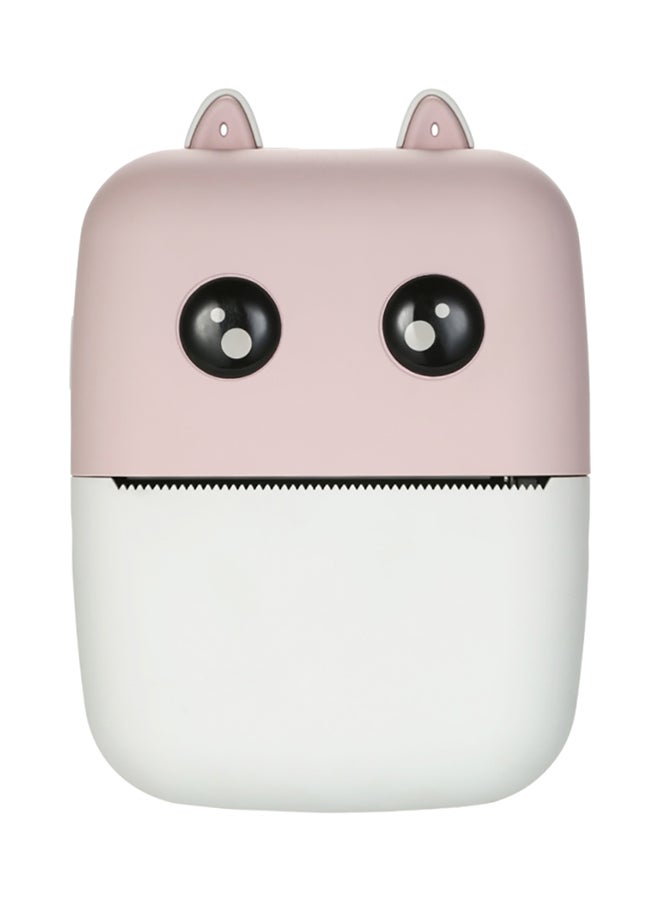 Aibecy Mini Pocket Thermal Printer 4.3x3.1x1.5inch Pink - Image 1