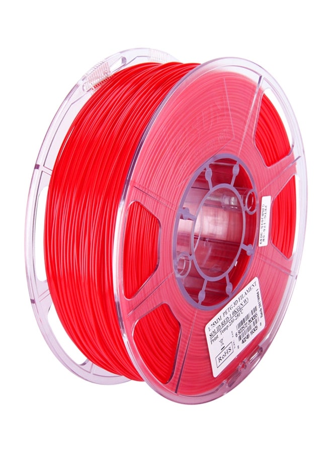 eSUN - PETG 3D Printer Filament Solid Red - Image 1