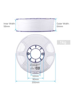 eSUN PETG 3D Printer Filament Solid White  - Image 4