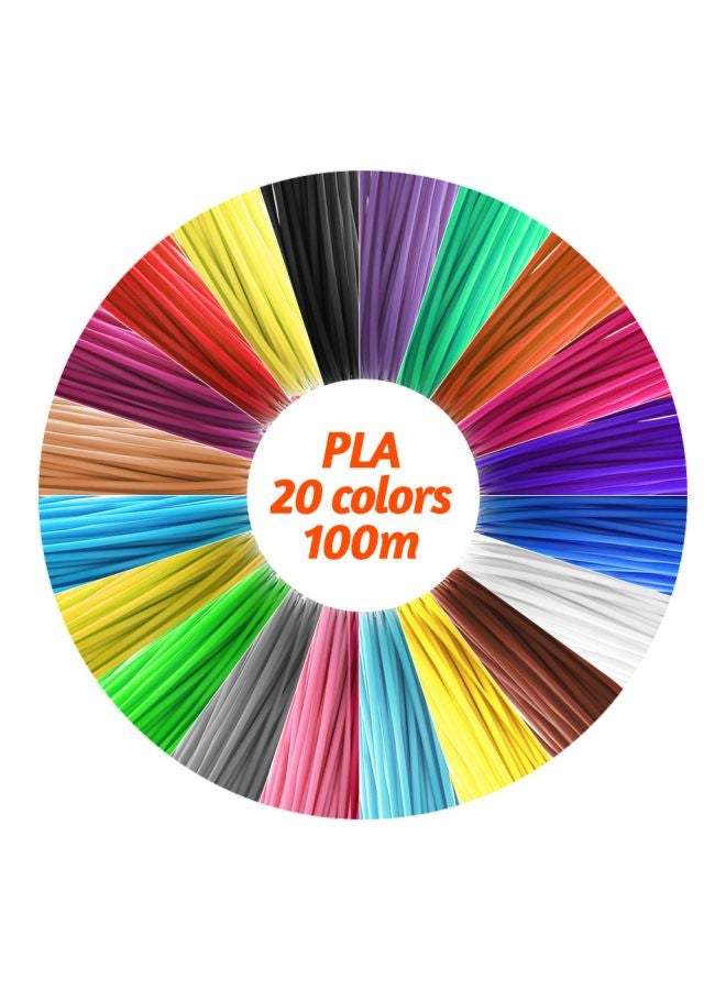 أي دروينج مجموعة خيوط PLA للطابعة ثلاثية الأبعاد من 20 قطعة أحمر/ أخضر/ أزرق  - Image 3