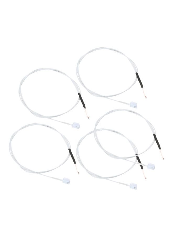 Aibecy 5-Piece Thermistor Sensor For 3D Printer White/Black  - Image 3