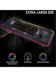 VINSOC Gaming RGB Keyboard Mouse Pad  - Image 5