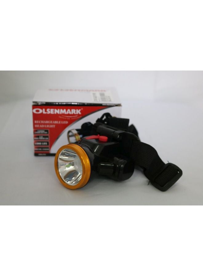 Olsenmark Rechargeable Head Light Black  - Image 2