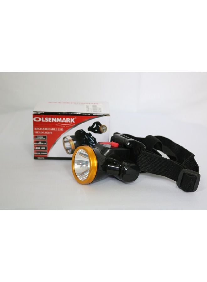 Olsenmark Rechargeable Head Light Black  - Image 3