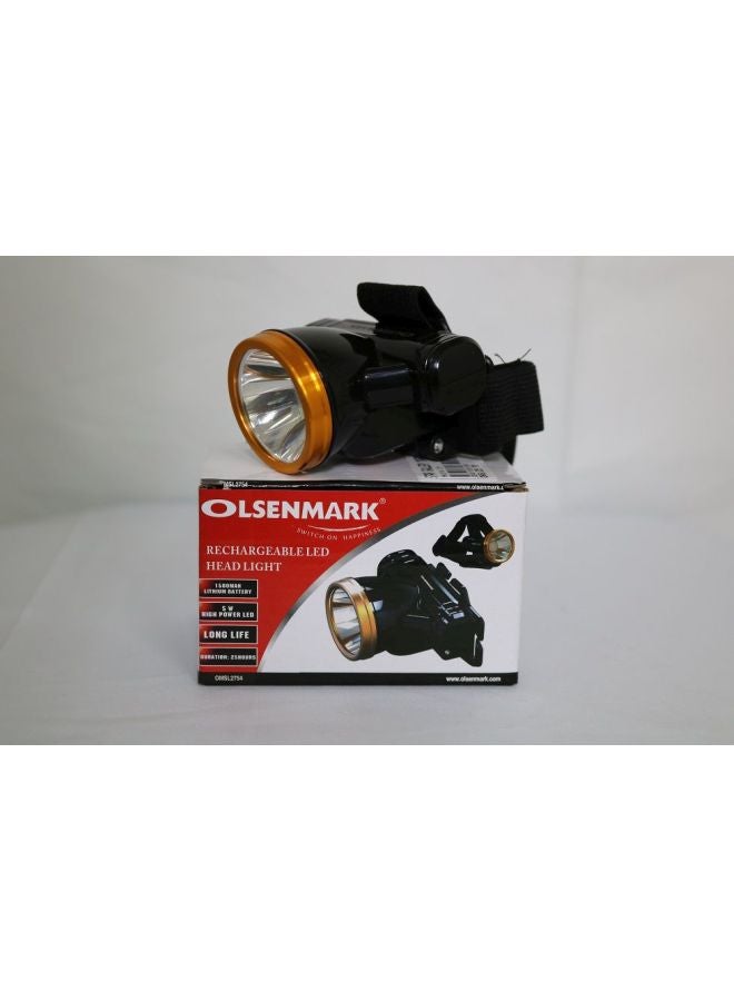 Olsenmark Rechargeable Head Light Black  - Image 5