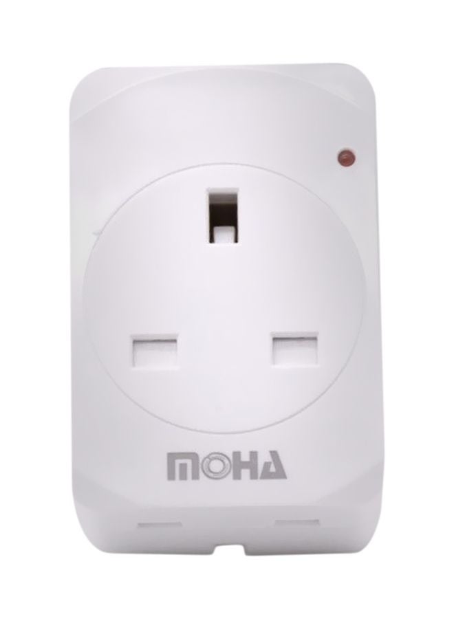 MOHA 3-Way BS Plug Multi Adaptor White  - Image 1