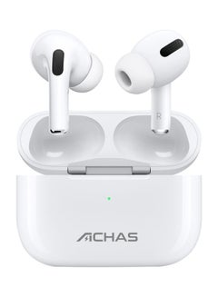 In-Ear Bluetooth Earbuds With Charging Case White