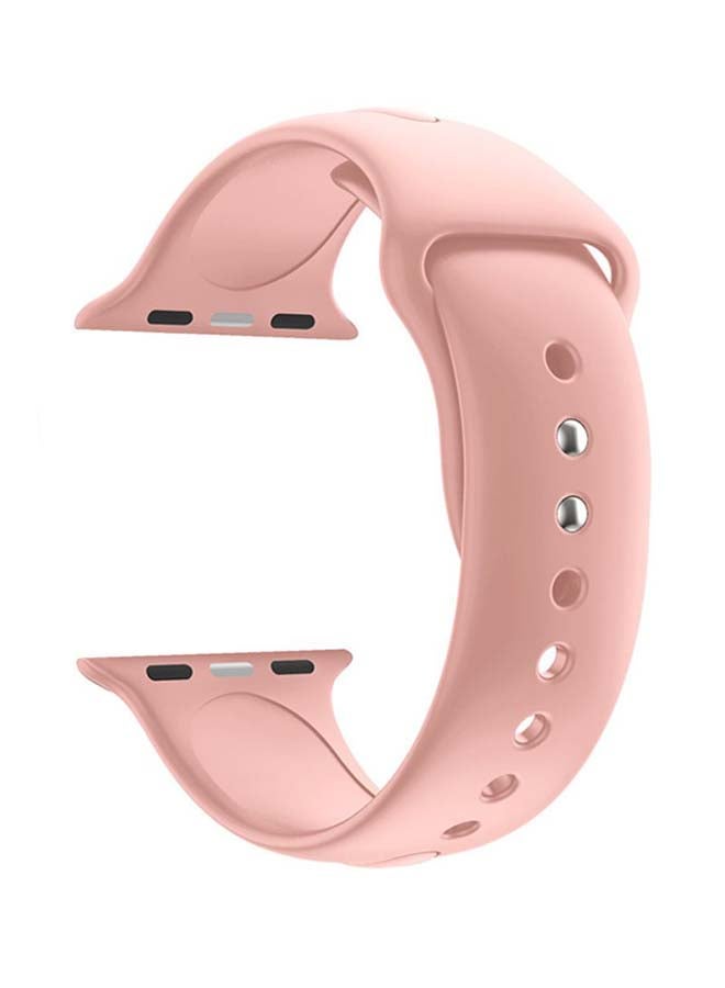 Foxcon Replacement Band For Apple Watch 7/6/SE/5/4 45/44/42mm Pink sand - Image 1