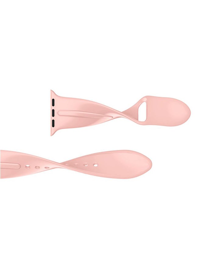 Foxcon Replacement Band For Apple Watch 7/6/SE/5/4 45/44/42mm Pink sand - Image 2