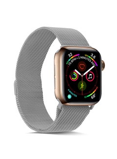 Foxcon Replacement Band For Apple Watch 7/6/SE/5/4 45/44/42mm Silver  - Image 2