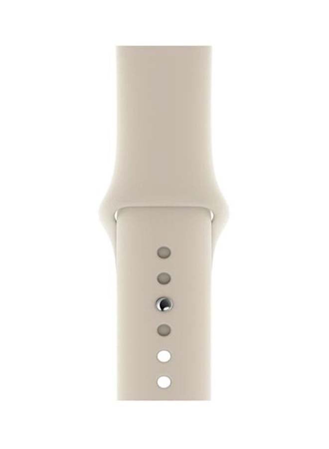 Foxcon - Replacement Silicone Apple Watch Band for 41/40/38mm Stone - Image 1