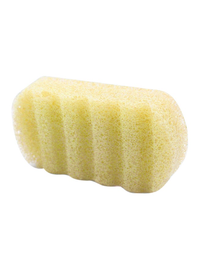 Coco Jar Konjac Body Cleansing Sponge Yellow  - Image 1