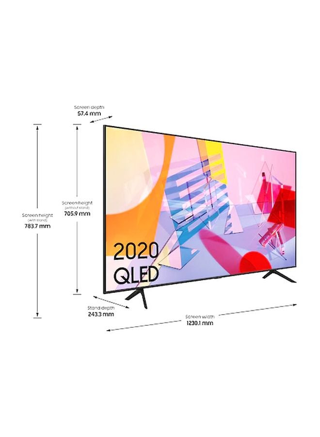 Samsung - 55-Inch 4K QLED Smart TV QE55Q60T Black - Image 1