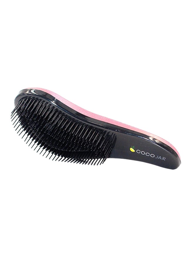 Coco Jar Detangling Hair Brush Pink/Black  - Image 1