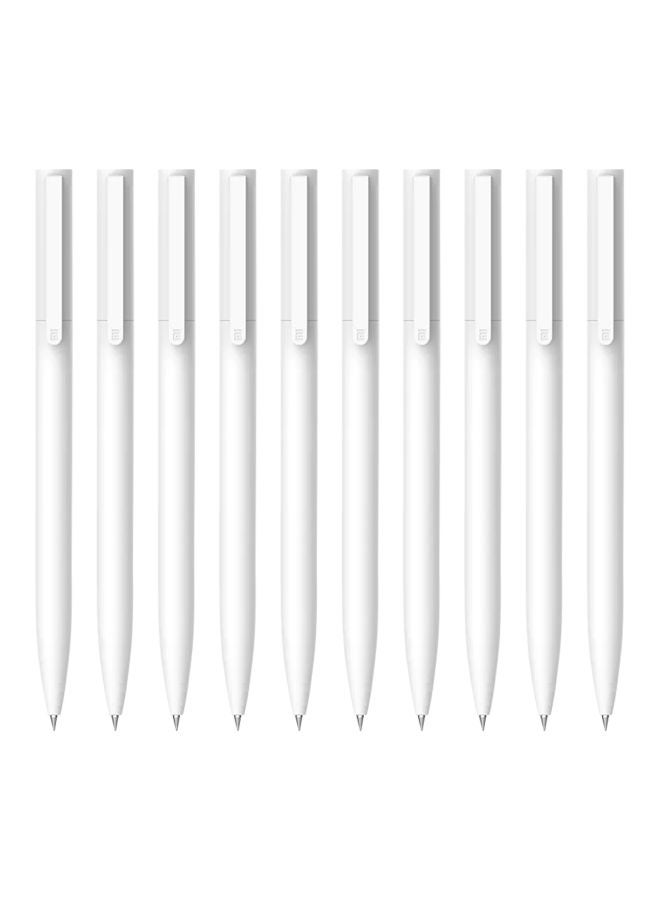 Xiaomi Pack Of 10 Retractable Gel-Ink Pens White  - Image 1