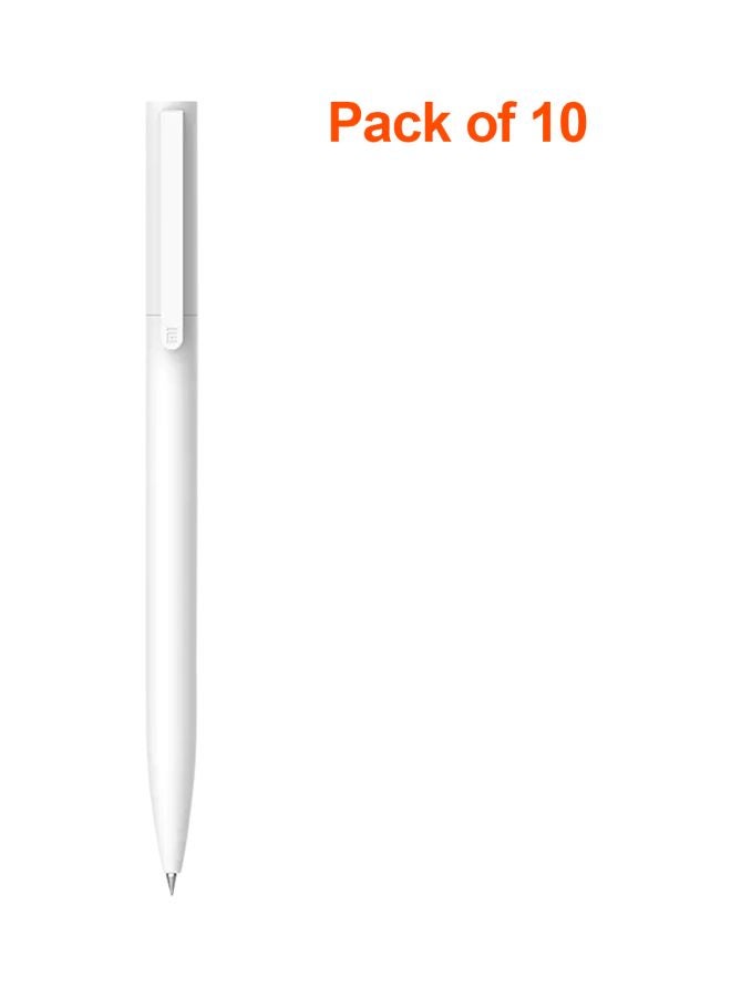 Xiaomi Pack Of 10 Retractable Gel-Ink Pens White  - Image 4