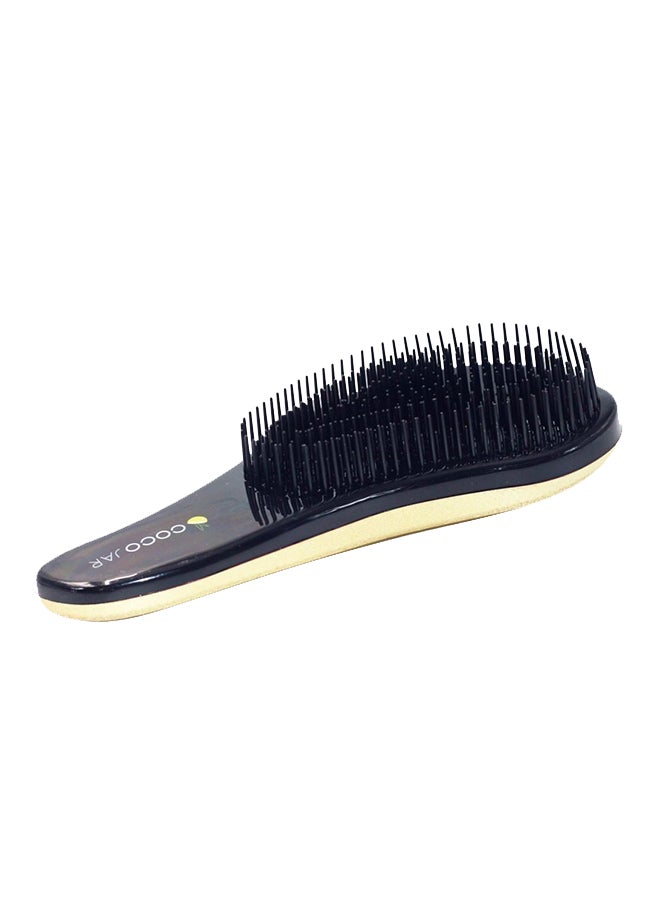 Coco Jar Detangling Hair Brush Gold/Black/Yellow  - Image 1