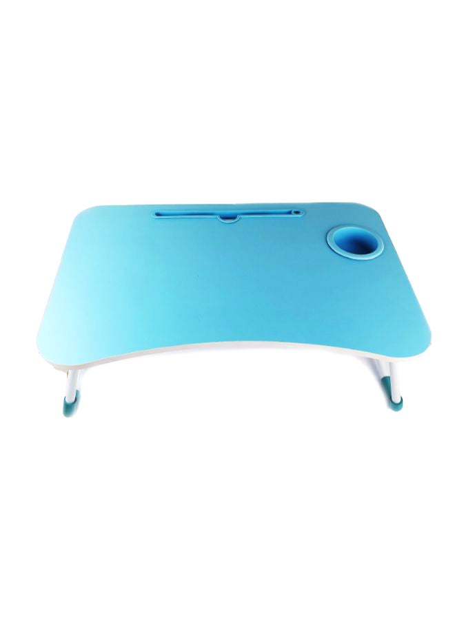WT EASY CARE - Portable Lap Desk With Cup Holder Blue/White - Image 1