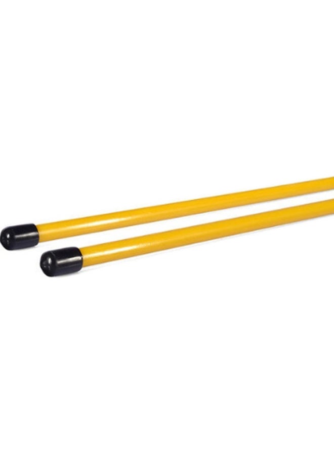 2-Piece Golf Alignment Sticks For Correct Ball Direction 122x10x10cm