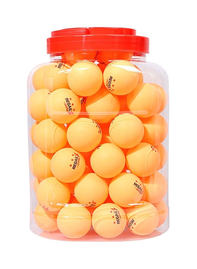 REGAIL - 60-Piece Barrel Celluloid Table Tennis Training Ball 28x15x20cm - Image 1