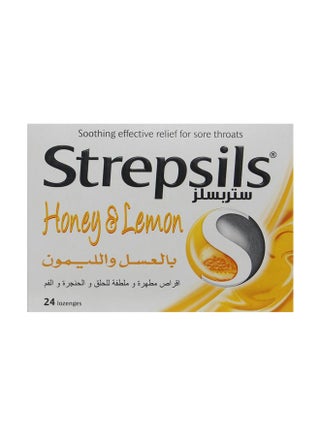 24-Lozenges Honey And Lemon Sore Throats Soothing Relief - v1598370920/N39687470A_1