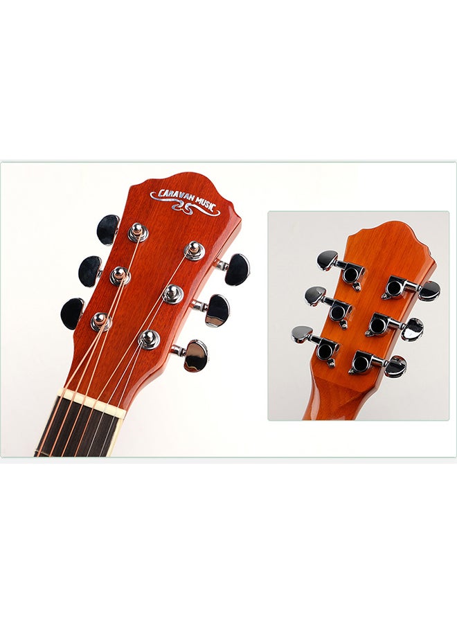 6 String Acoustic Steel Guitar - Image 4