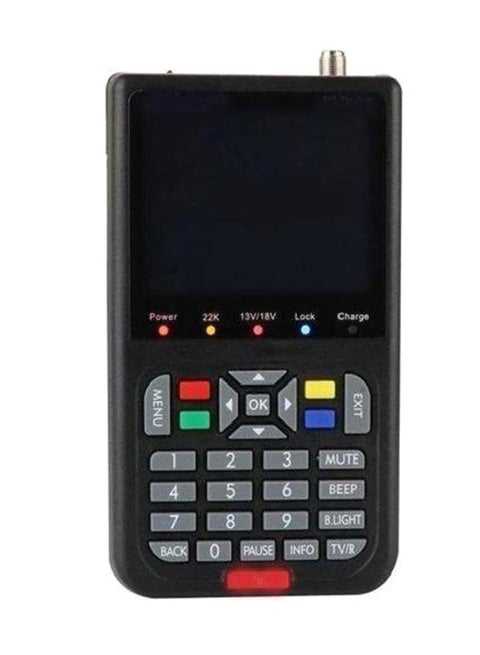 Professional Satellite TV Signal Finder Meter V8 Black/Grey