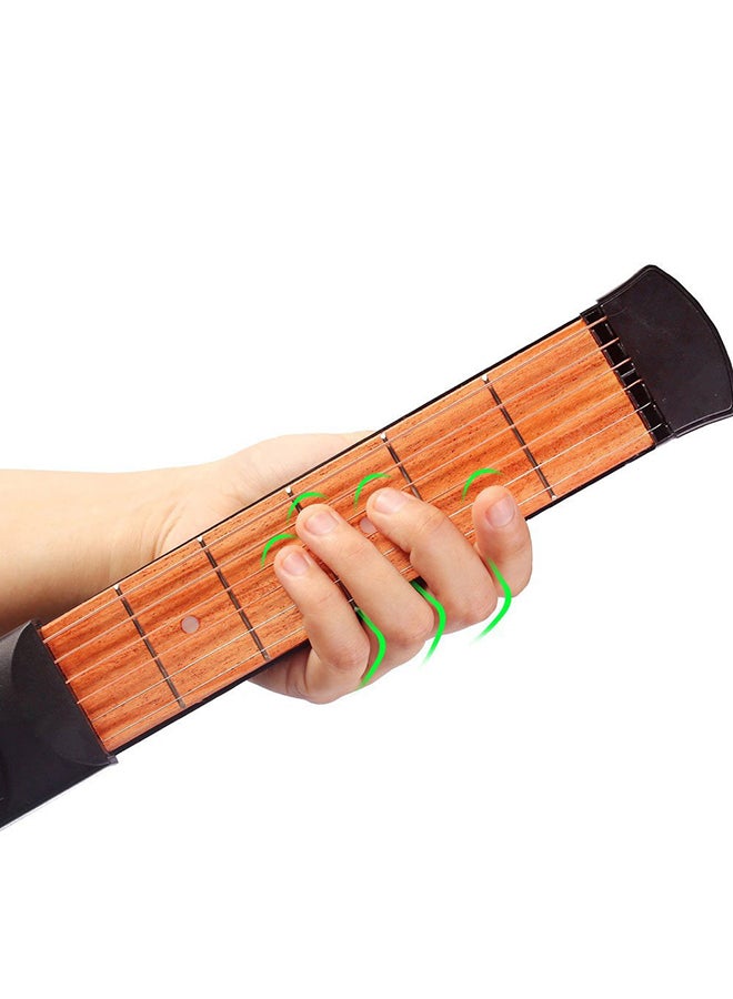 Generic - 6 String Portable Pocket Guitar Neck Chord - Image 1