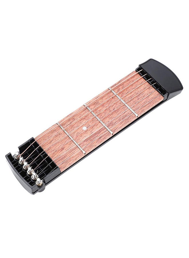 6 String Portable Pocket Guitar Neck Chord
