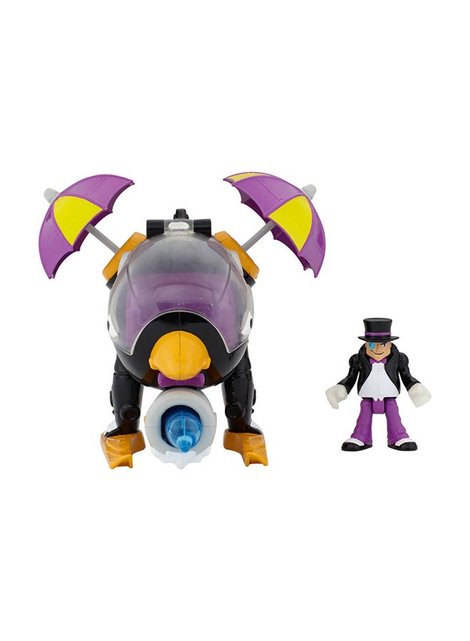 Fisher-Price - 2-Piece Imaginext DC Super Friends The Penguin Copter Playset CFC02 - Image 1
