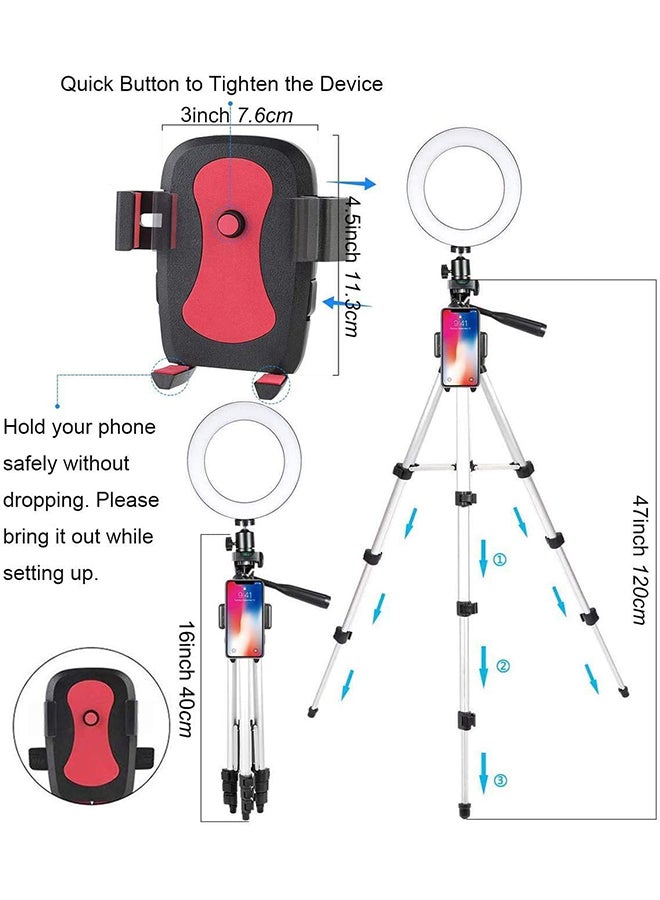 Intag Tripod LED Ring Light Whiite/Off White/Warm Whirte - Image 3