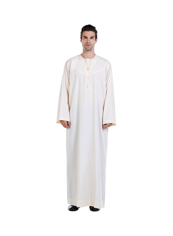 Hanyimidoo - Pack Of 56 Round Neck Kandora Beige - Image 1