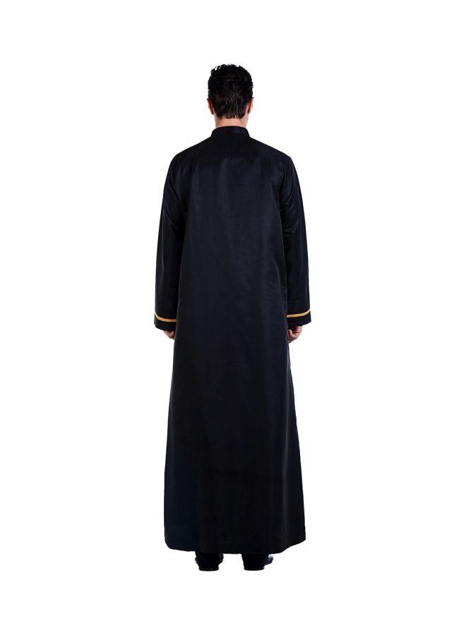 Hanyimidoo - Pack Of 52 Long Sleeves Kandora Black/Yellow - Image 1