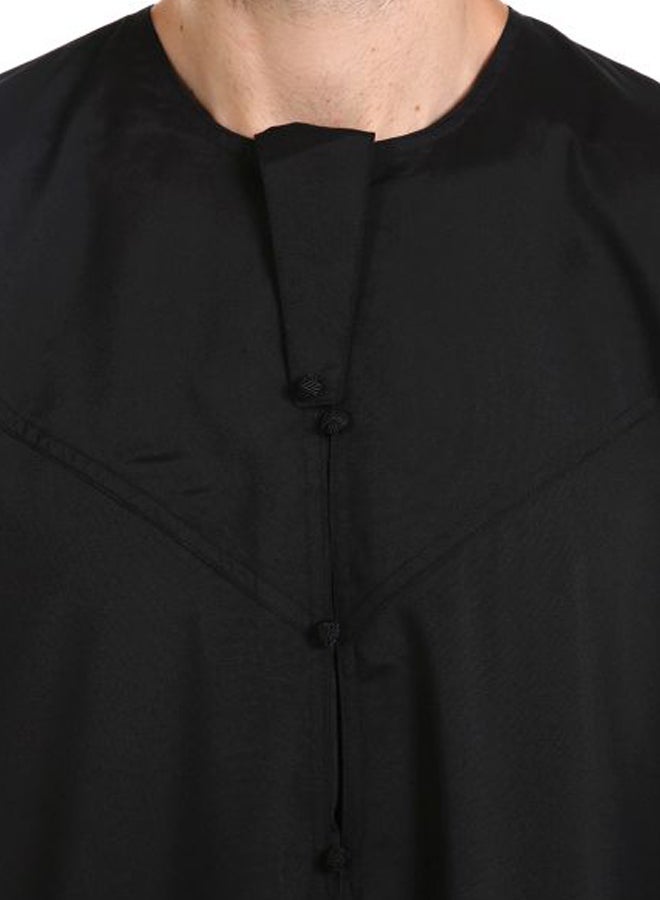 Hanyimidoo - Pack Of 60 Round Neck Kandora Black - Image 1