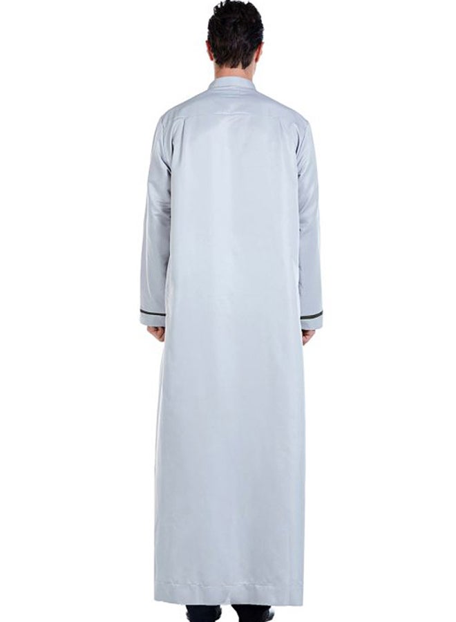 Hanyimidoo - 52 Pack High Neck Kandora Grey/Black - Image 1