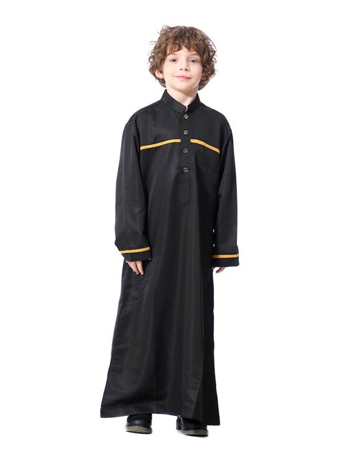 Hanyimidoo 50 Pack High Neck Kandora Black/Yellow  - Image 1