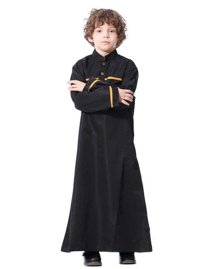 Hanyimidoo 50 Pack High Neck Kandora Black/Yellow  - Image 3
