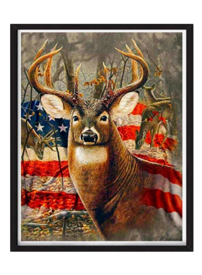 Beauenty Premium Full Drill DIY Diamond Painting Kit Brown/Red/Beige - Image 2