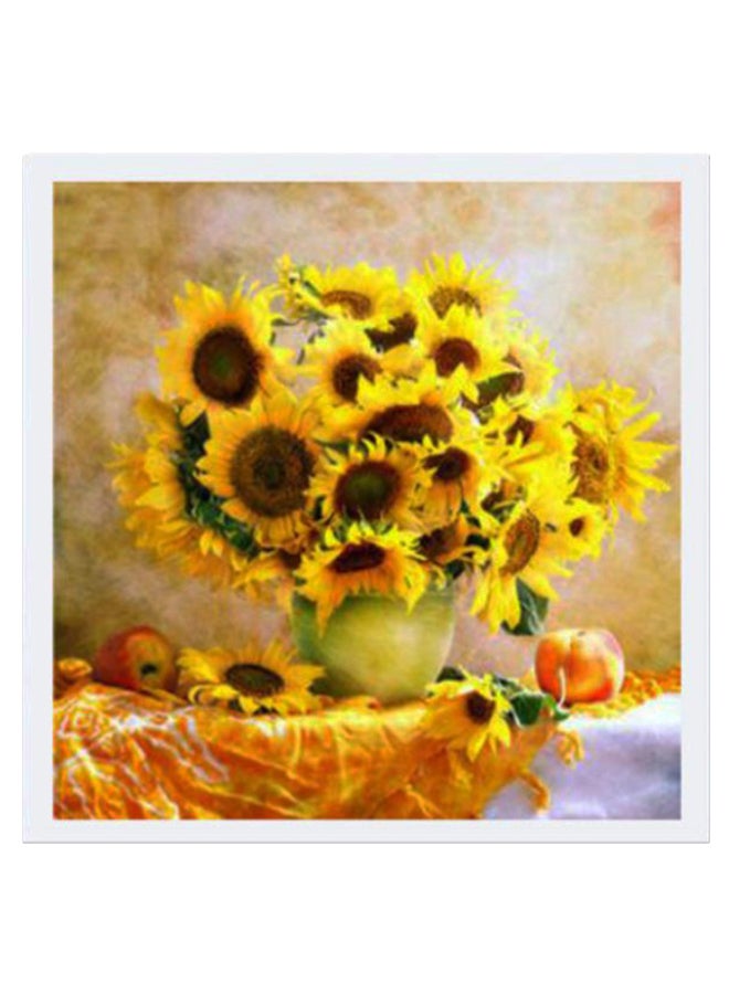 بيوينتي مجموعة ممتازة وكاملة الثقوب لتطريز اللوحات الفنية بالألماس، يمكنك صنعها بنفسك أخضر / أصفر / وردي - Image 2