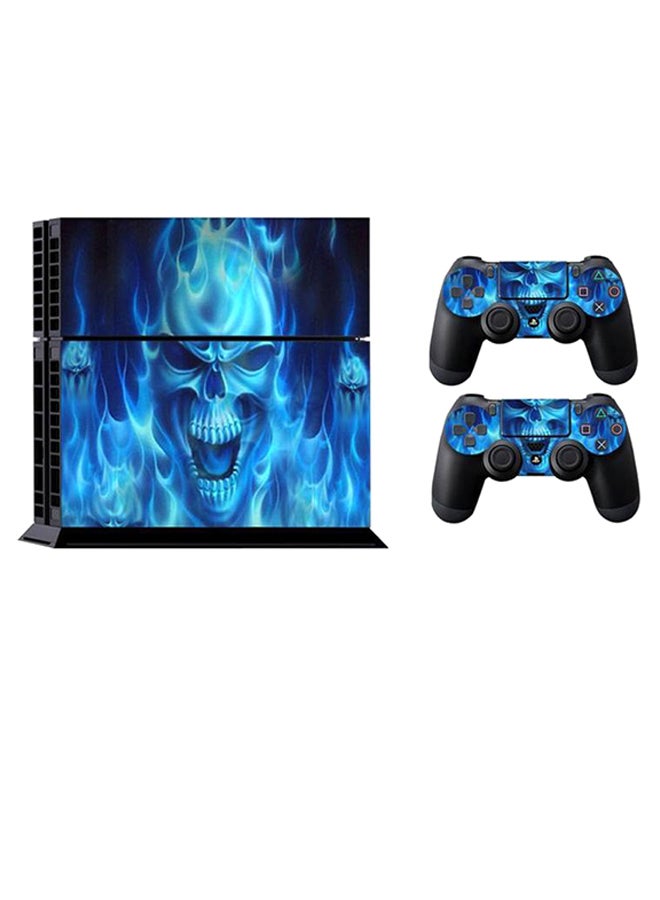 مجموعة ملصقات مطبوعة لجهاز الألعاب وأذره التحكم من 3 قطع