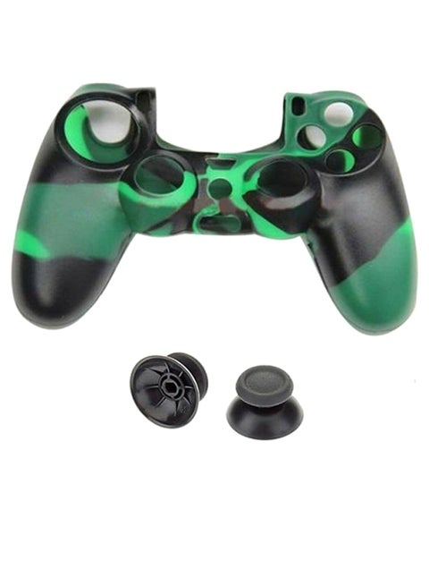 Printed Controller Case Cover With Thumb Grip