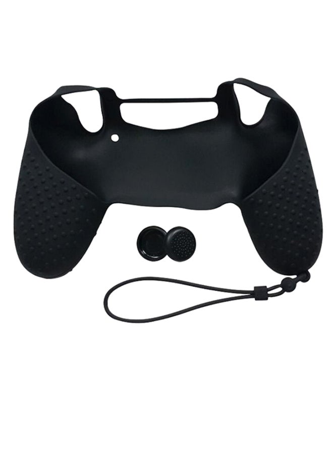 Controller Case Cover With Thumb Grip And Wrist Strap 