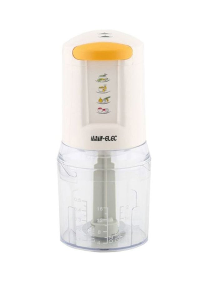ألسيف إليك - مفرمة بصل كهربائية قدرة 300 وات مع طقم ملاعق قياس 6 في 1 0.5 L 300 W 90562/1-B21 أصفر/أبيض/أزرق - Image 1